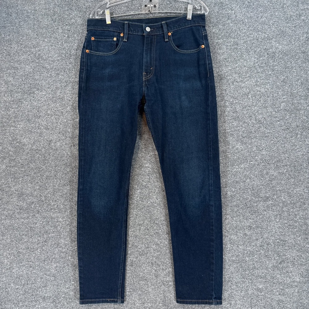 Levis 512 Slim Taper Jeans Mens 32x29 Dark Wash Stretch Denim Casual Classic